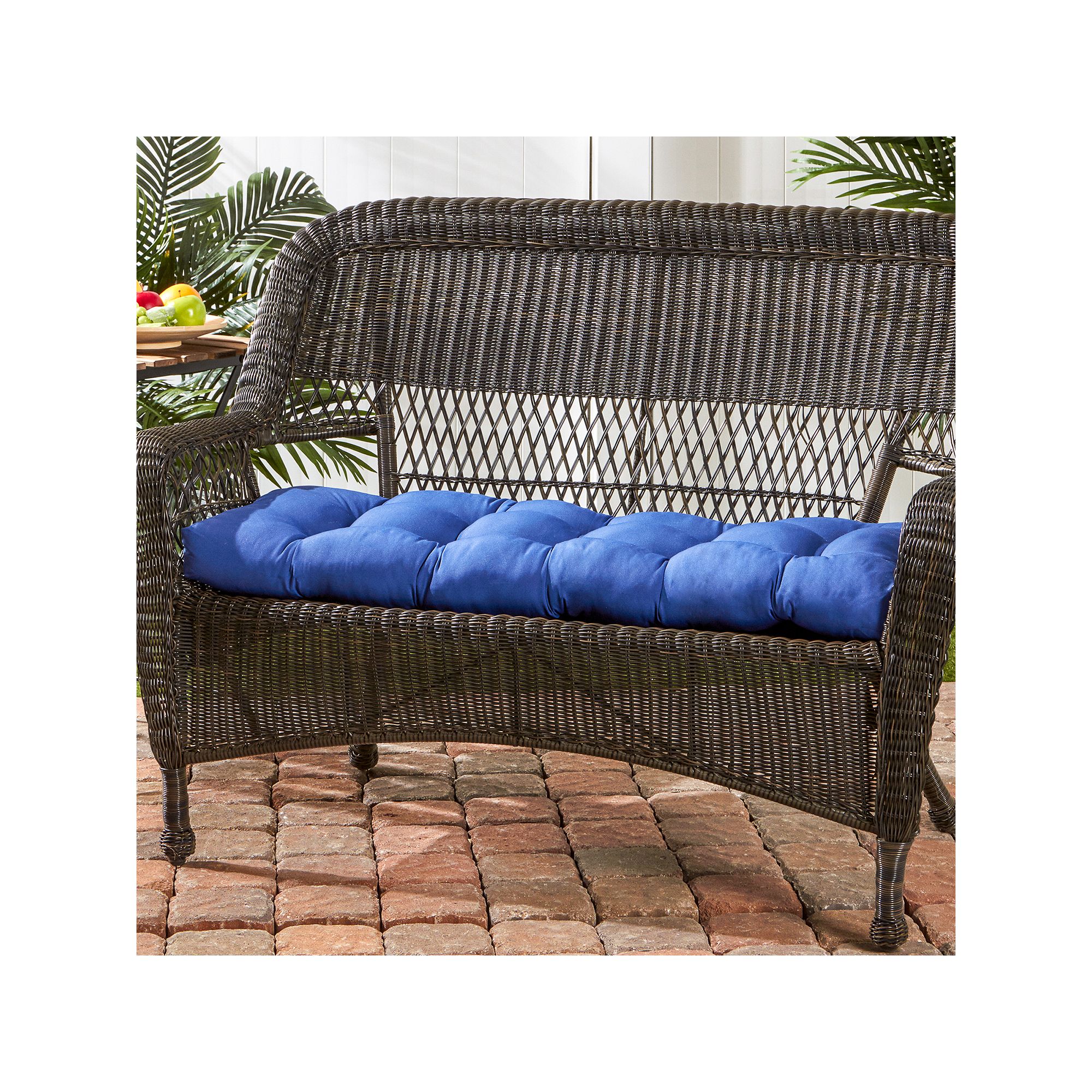 Greendale Home Fashions 44-in. Outdoor Porch Swing or Bench Cushion, Capri