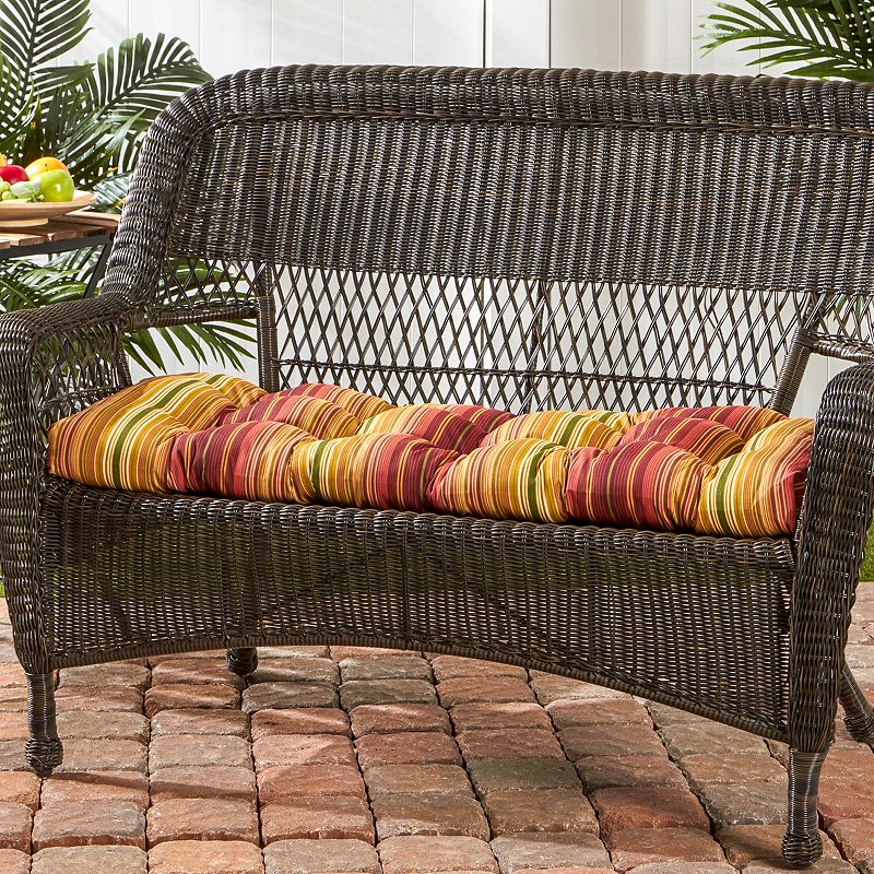 Greendale Home Fashions Outdoor Porch Swing or Bench Cushion - Short, Beig/