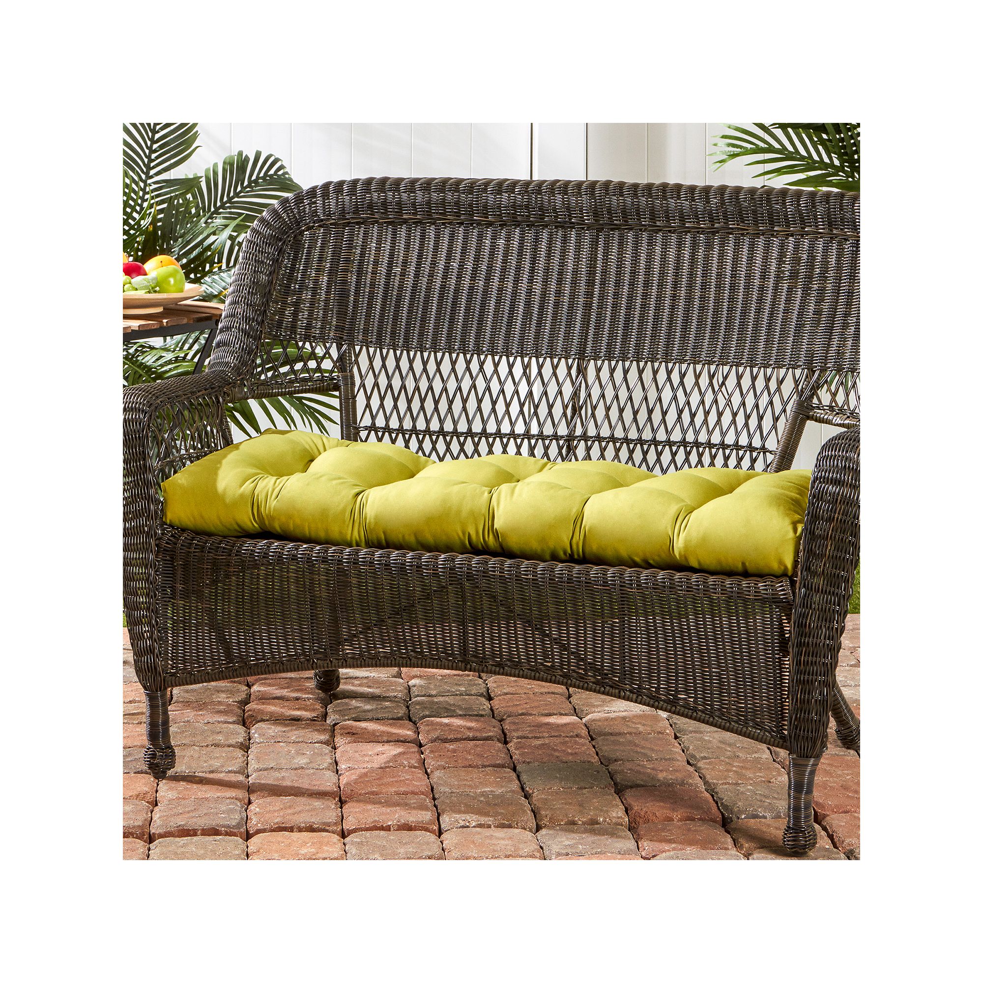 Greendale Home Fashions 44-in. Outdoor Porch Swing or Bench Cushion
