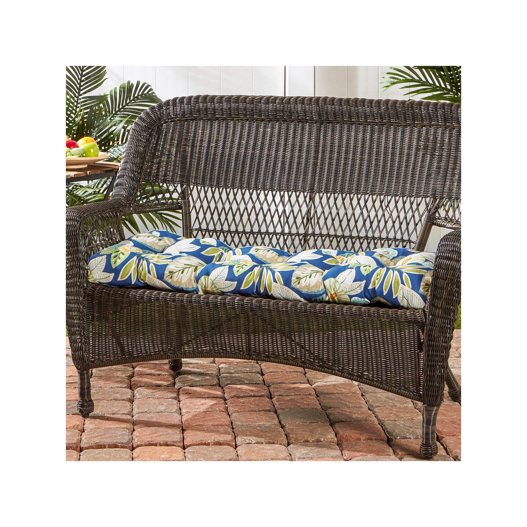 Greendale Home Fashions 44-in. Outdoor Porch Swing or Bench Cushion, Marlow