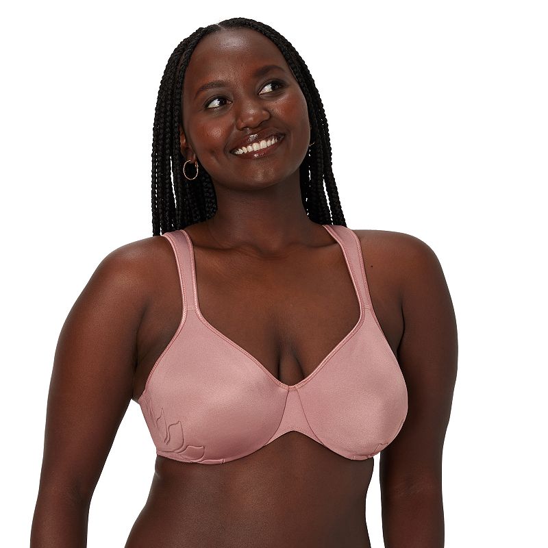 Bali® Live It Up® Full-Figure Seamless Underwire Bra 3353, Women's, Size: 38 Dd, Smokey Purple Mauve