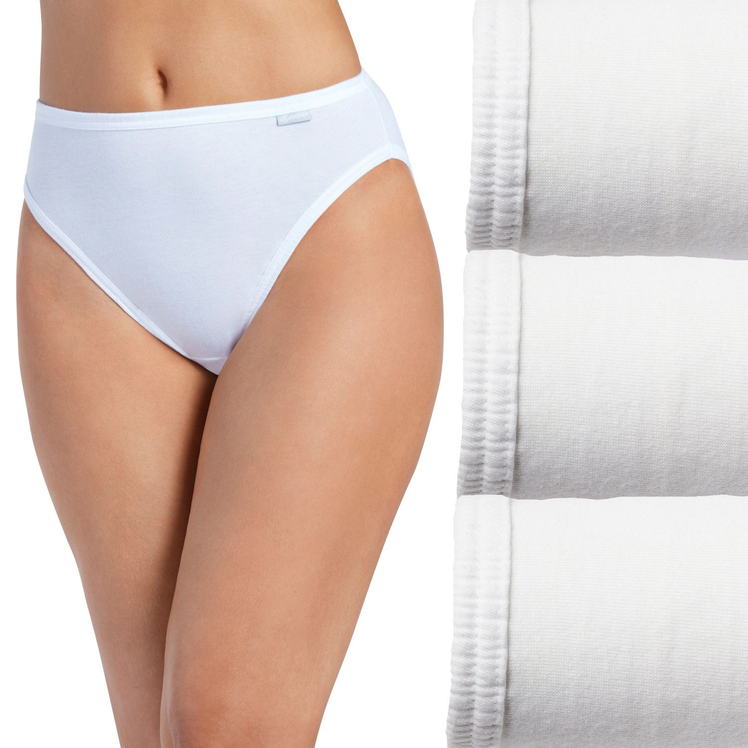 jockey hi cut cotton panties