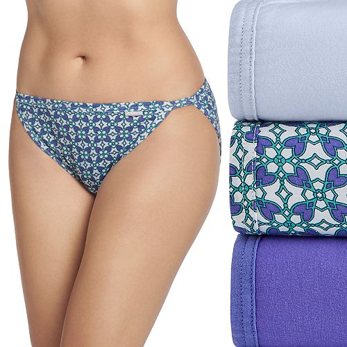 Jockey Elance 3pk String Bikini Panties 1483 Women's