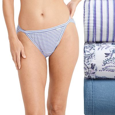 Women s Jockey Elance 3 pk String Bikini Panty Set 1483