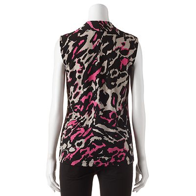 Women's Dana Buchman Knot-Front V-Neck Top