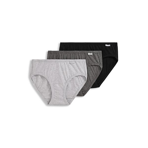 Women's Jockey® Elance 3-Pack Bikini Panty Set 1489 - Gray Asst (6)