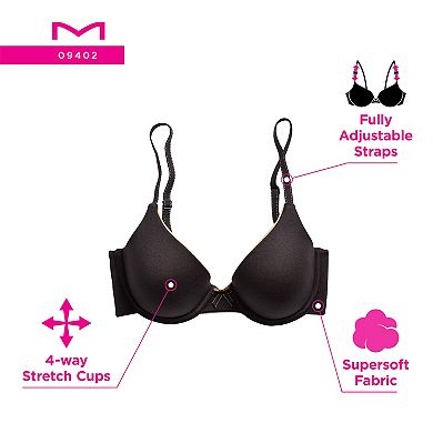 Maidenform® Comfort Devotion Tailored Demi Bra 09402