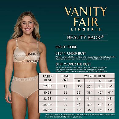 Vanity Fair Lingerie Beauty Back Full-Coverage Bra 75345