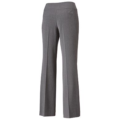 Apt. 9® Curvy Fit Straight-Leg Trouser Pants - Women's