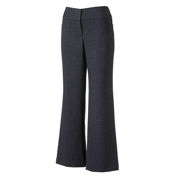 Apt. 9® Curvy Fit Straight-Leg Trouser Pants - Women's