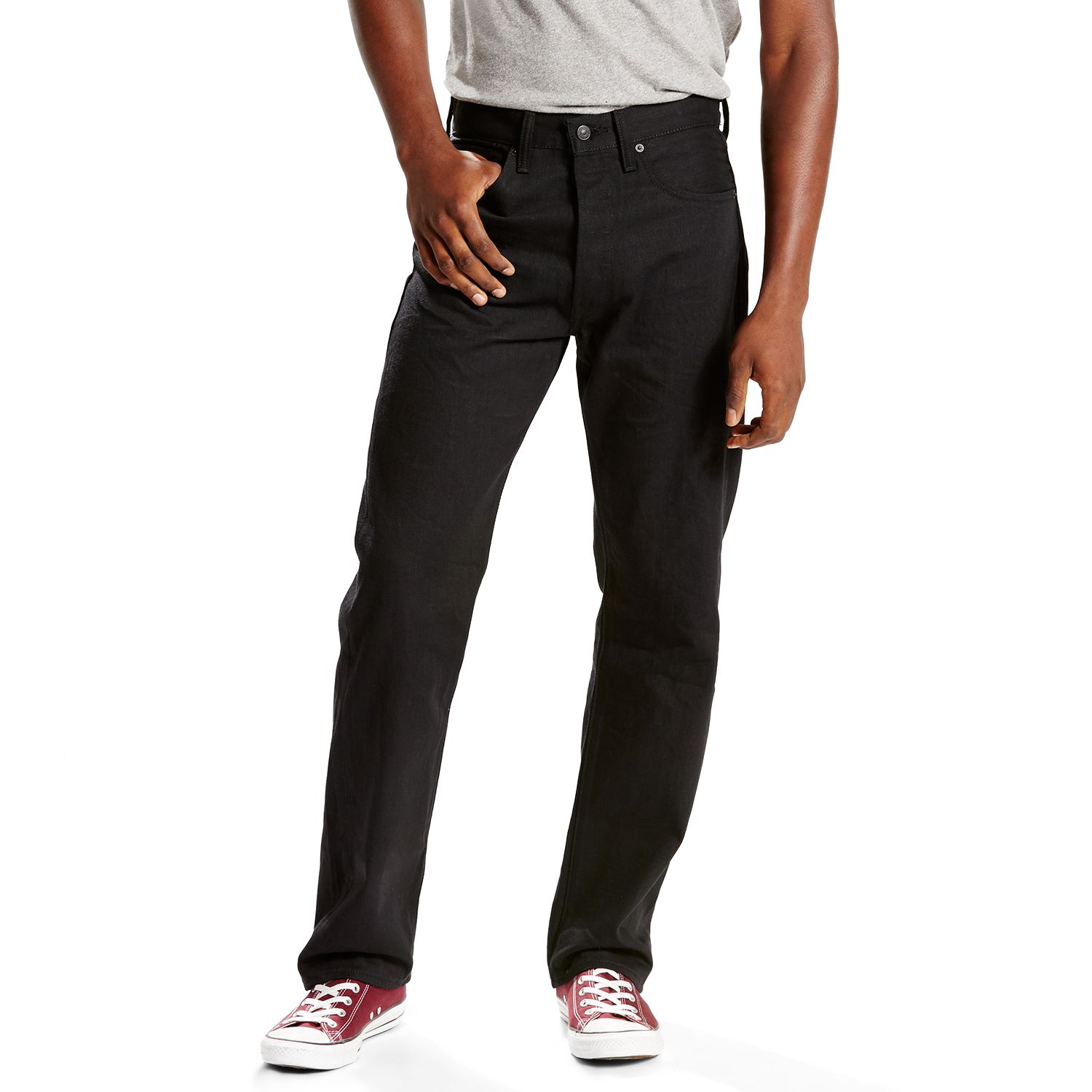 levi 501 shrink to fit button fly jeans