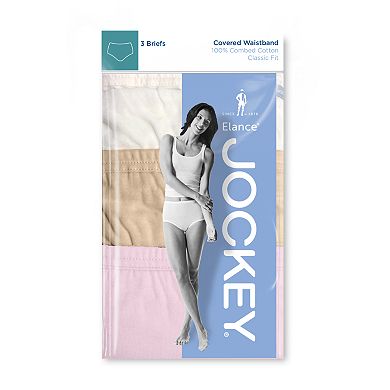 Plus Size Jockey® Elance 3-pk. Briefs Panty Set 1486