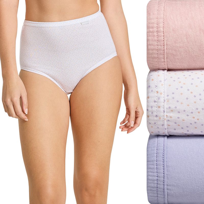 Plus Size Jockey® Elance 3-pk. Briefs Panty Set 1486, Women's, Tango Dot