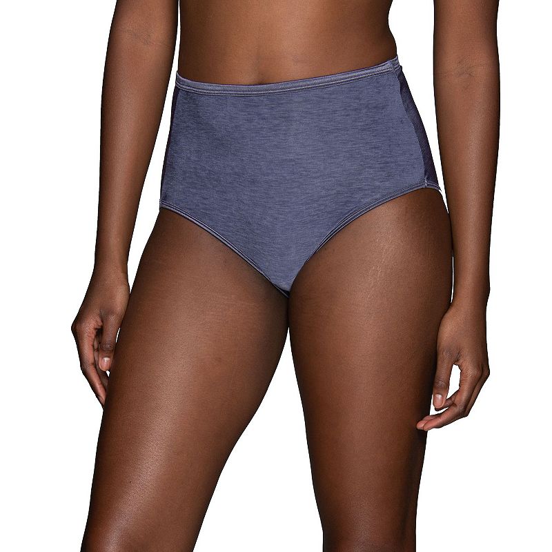 Women's Vanity Fair Lingerie® Illumination Brief Panty 13109, Size: 7, Steele Purple