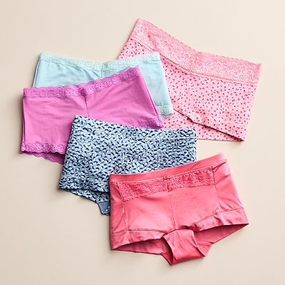Maidenform® One Fab Fit® Microfiber Boyshort Underwear with Lace 40760