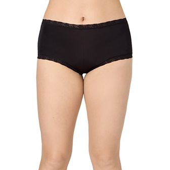 Maidenform® One Fab Fit® Microfiber Boyshort Underwear with Lace 40760
