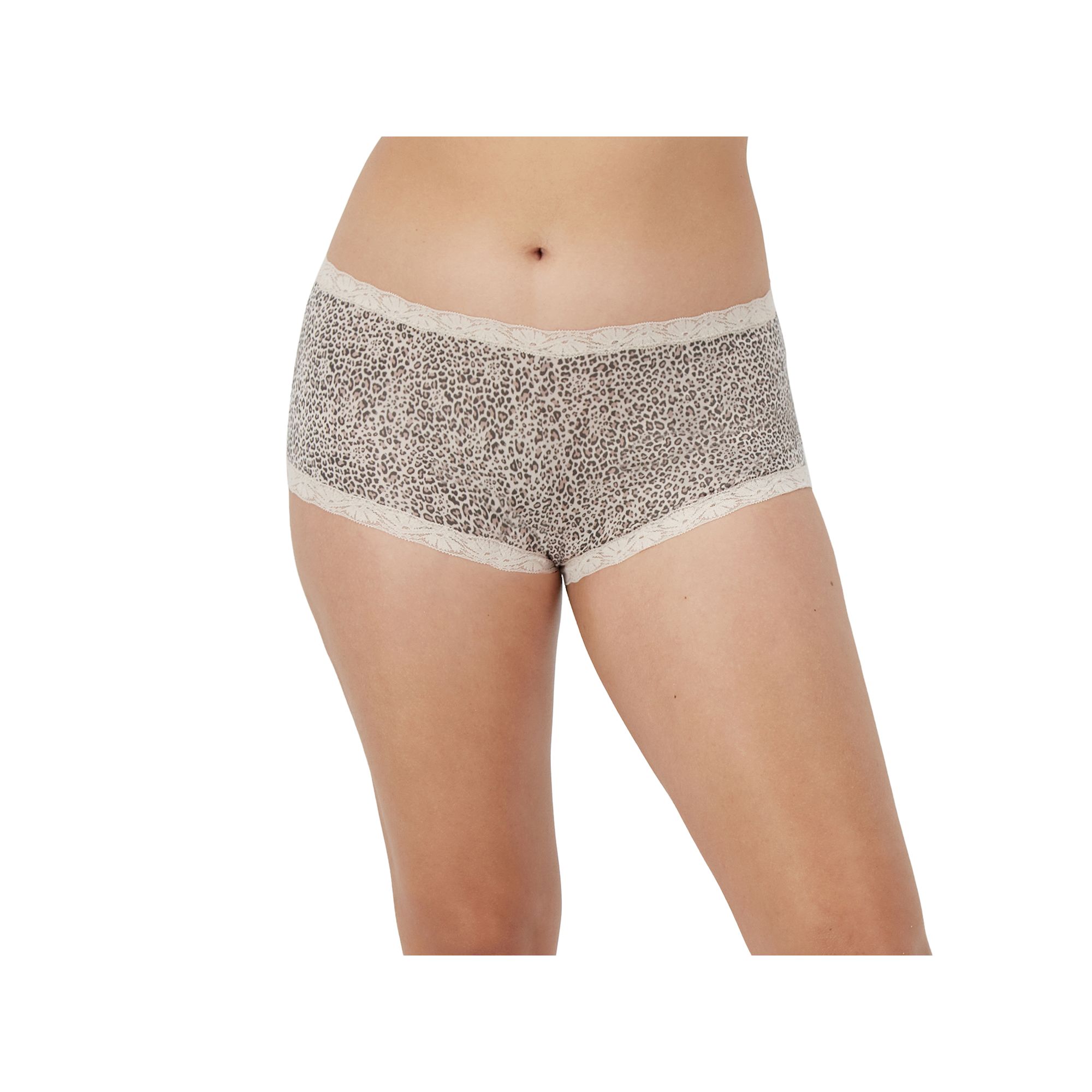 Maidenform® One Fab Fit® Microfiber Boyshort Underwear with Lace 40760, W
