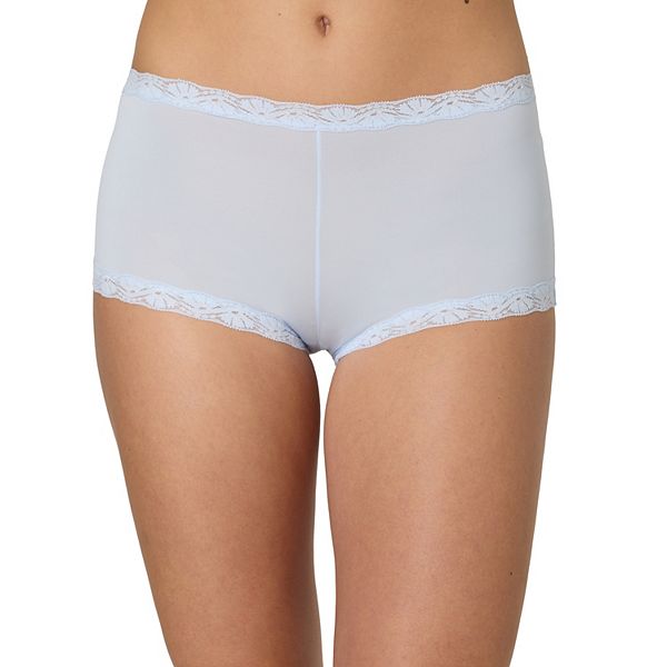 Maidenform® One Fab Fit® Microfiber Boyshort Underwear with Lace 40760 - Collage Blue (5)