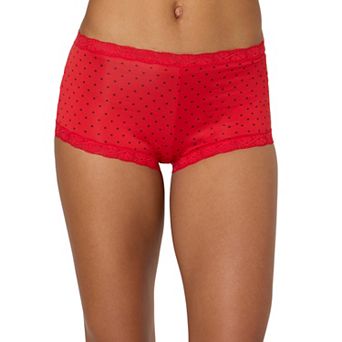 Maidenform® One Fab Fit® Microfiber Boyshort Underwear with Lace 40760