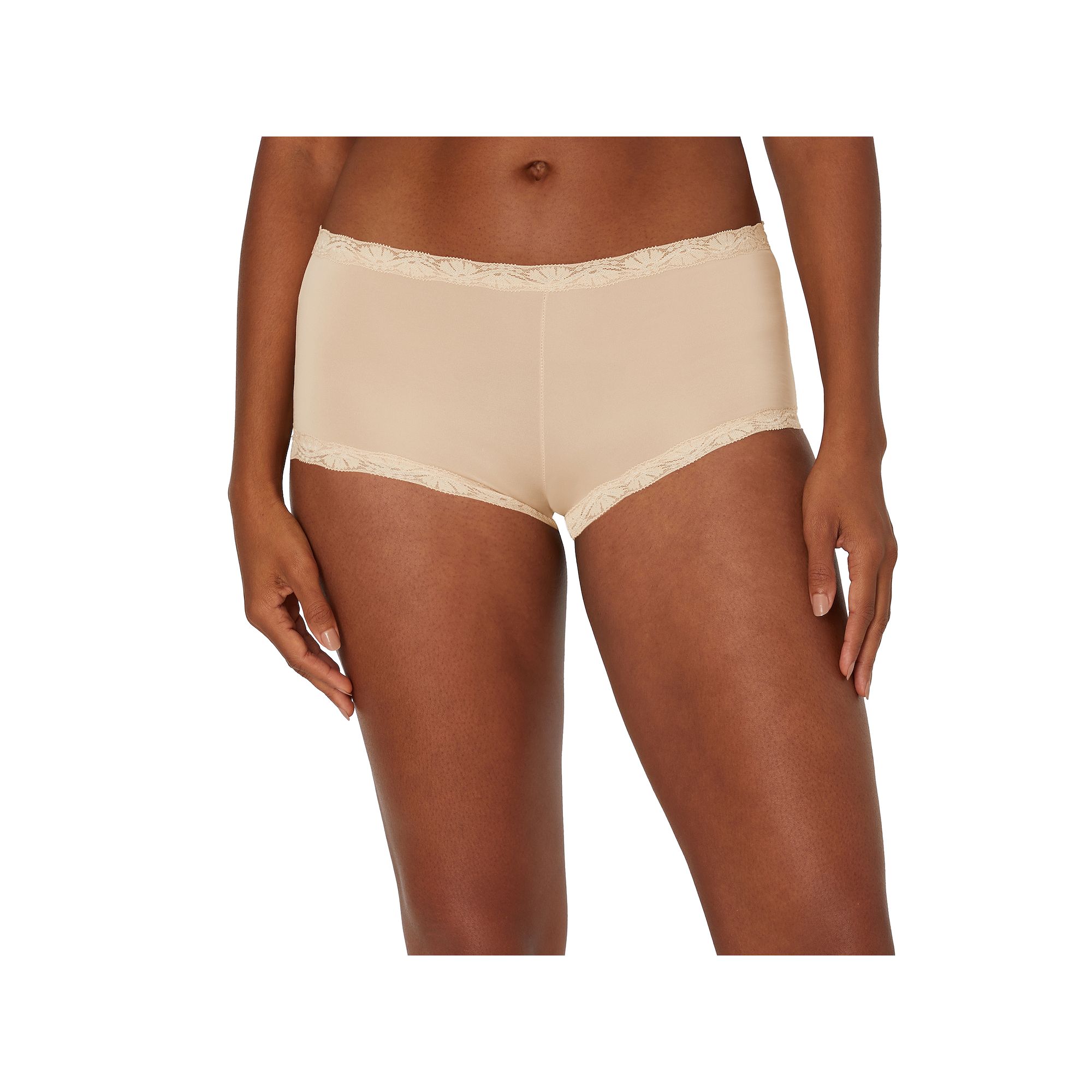 Maidenform® One Fab Fit® Microfiber Boyshort Underwear with Lace 40760, W