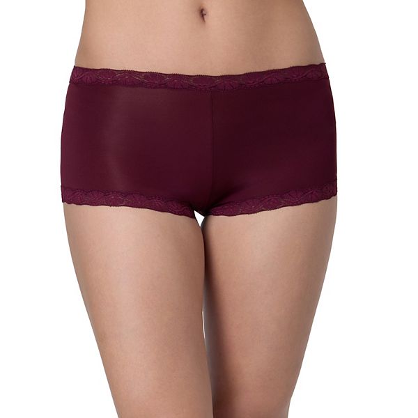 Maidenform® One Fab Fit® Microfiber Boyshort Underwear with Lace 40760 - Nightfire Red (5)