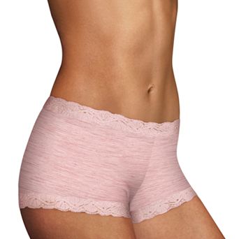 Maidenform® One Fab Fit® Microfiber Boyshort Underwear with Lace 40760