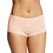 Maidenform One Fab Fit Microfiber Boyshort Underwear With Lace Gloss 8 -  Yahoo Shopping