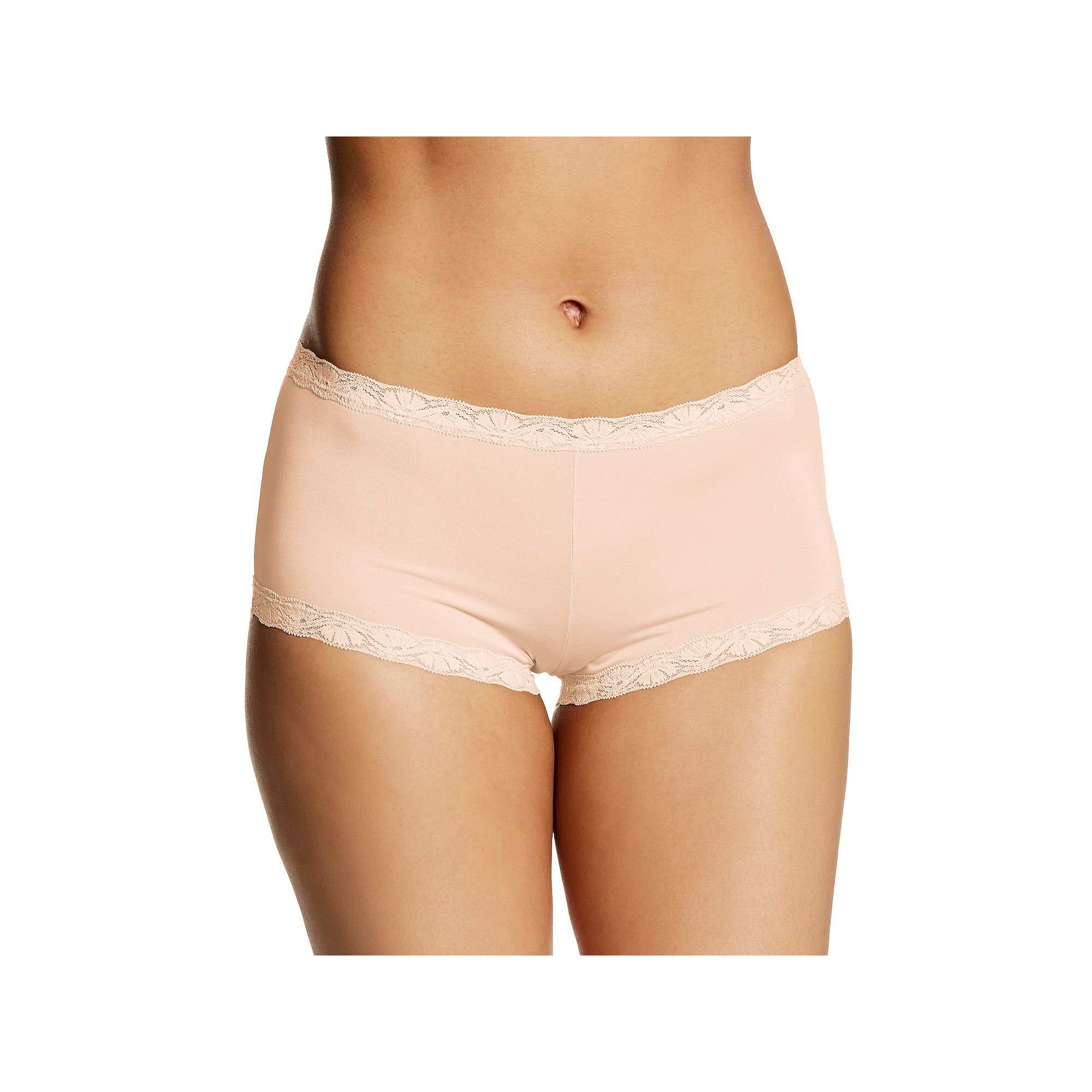 Maidenform® One Fab Fit® Microfiber Boyshort Underwear with Lace 40760, W