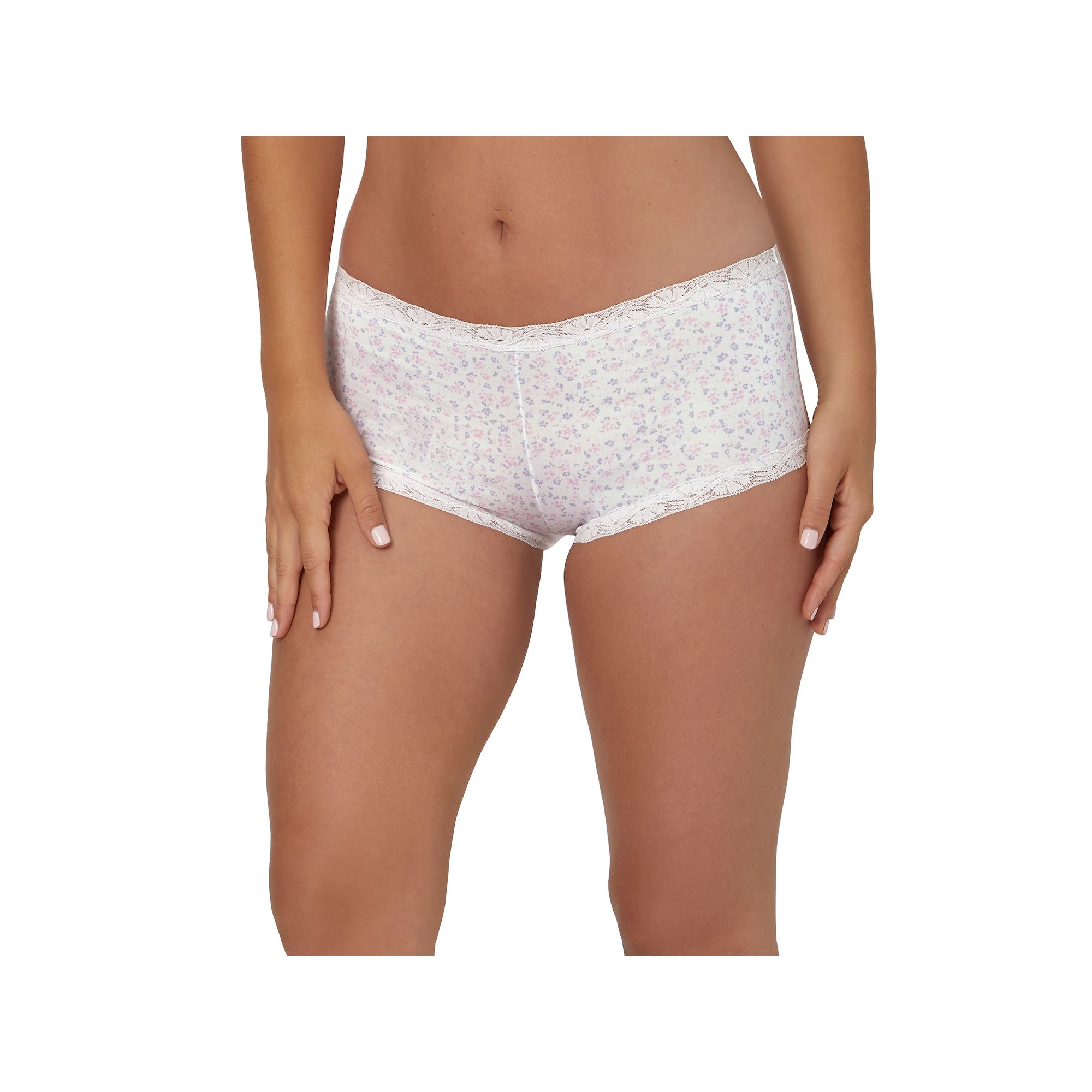 Maidenform® One Fab Fit® Microfiber Boyshort Underwear with Lace 40760, W