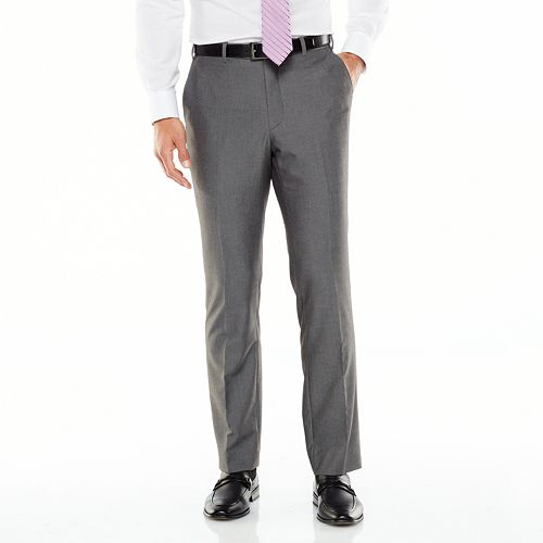 Adolfo Mens Micro Tech Slim Fit Flat Front Suit Pant C3205T