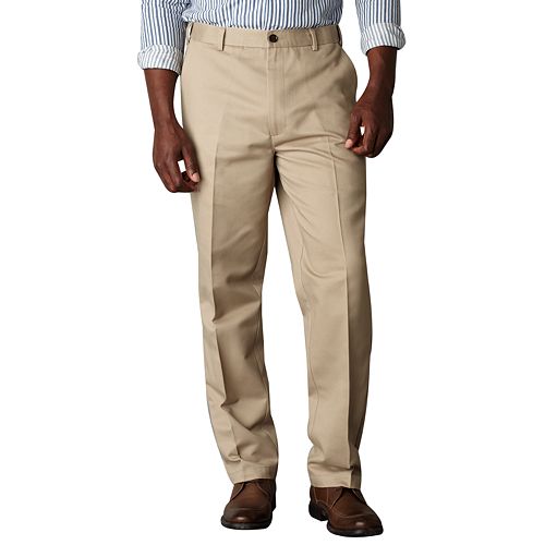 Dockers® Comfort-Waist D3 Classic-Fit Full-Elastic Flat-Front Pants - Men