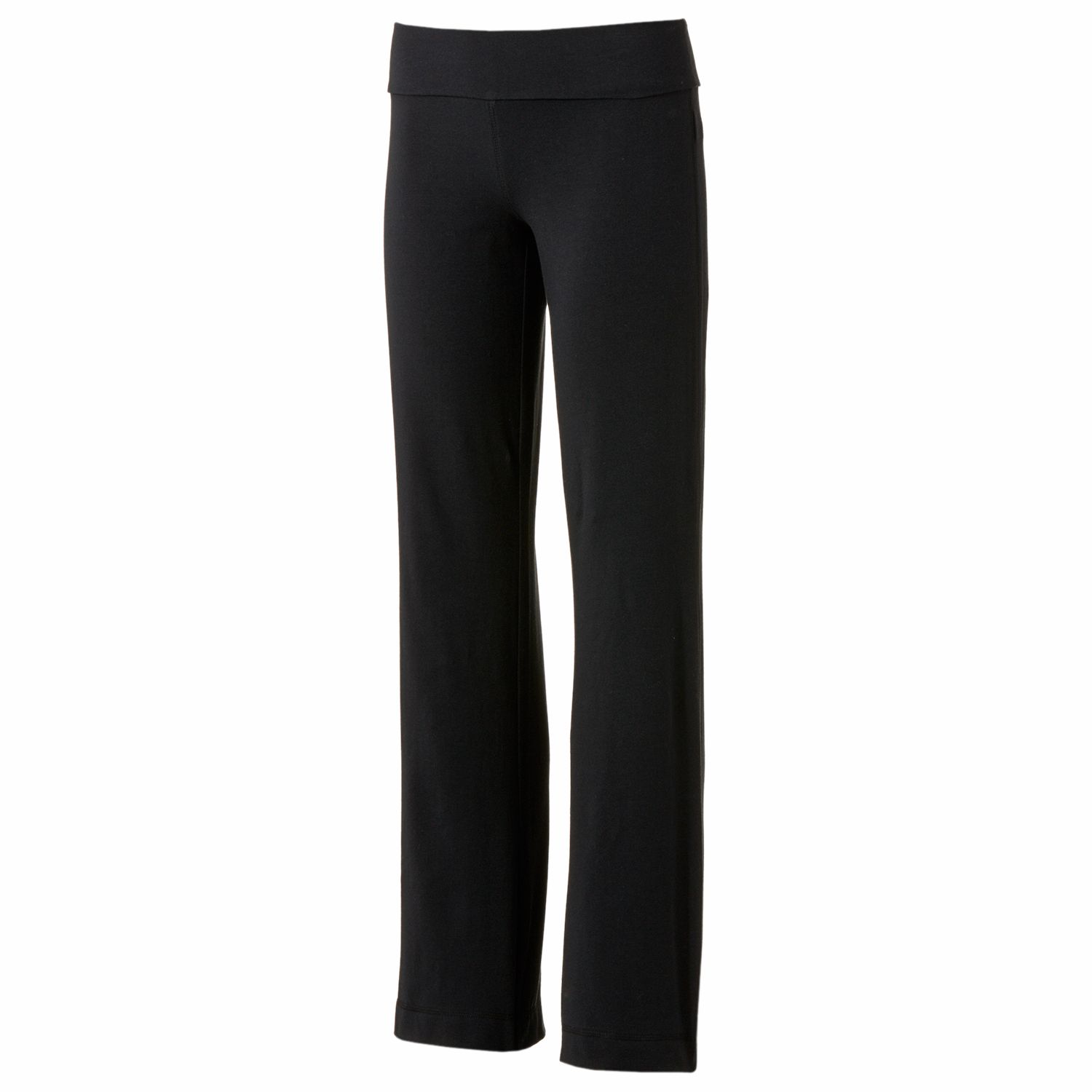 foldover bootcut yoga pants