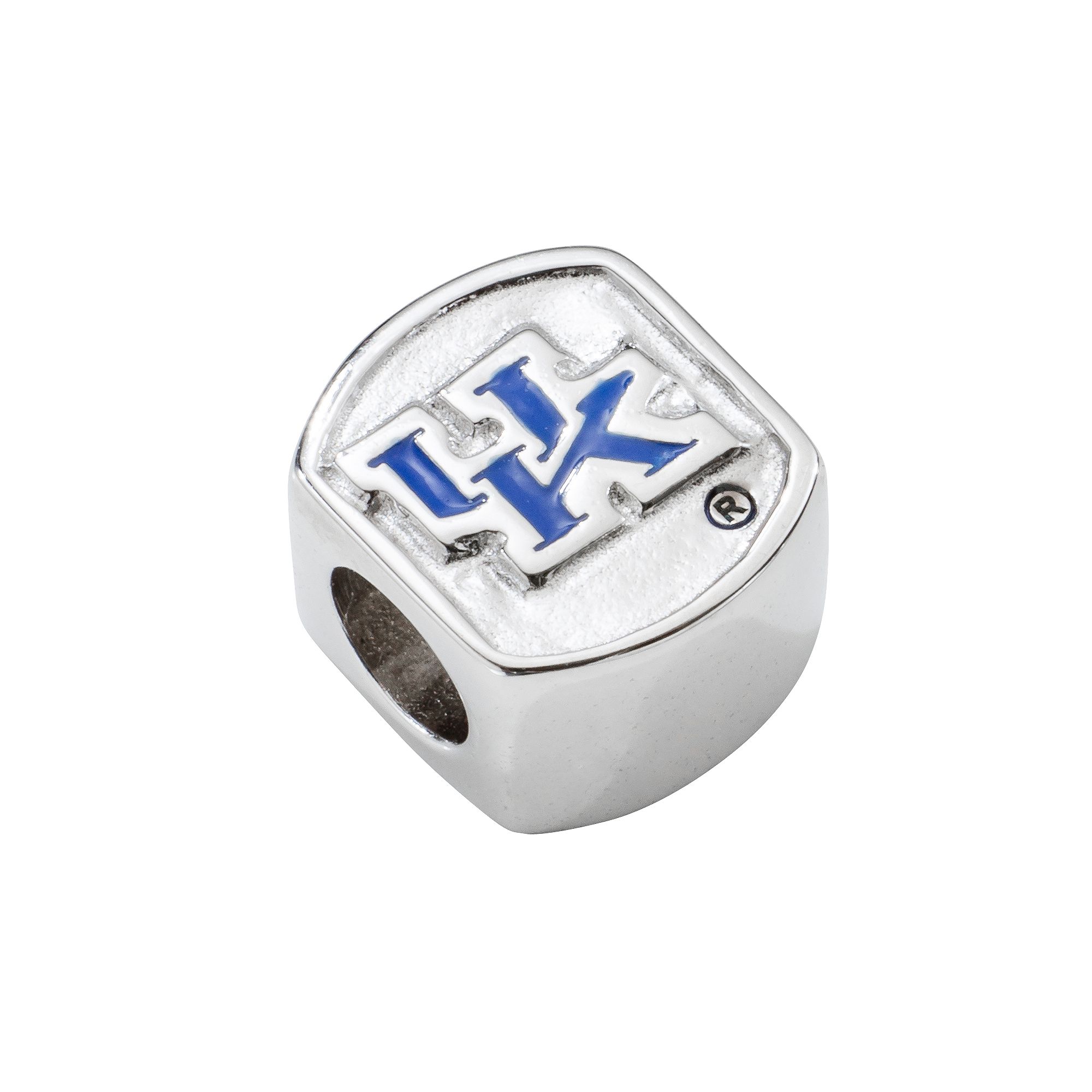 LogoArt Kentucky Wildcats Sterling Silver Bead, Womens, Blue