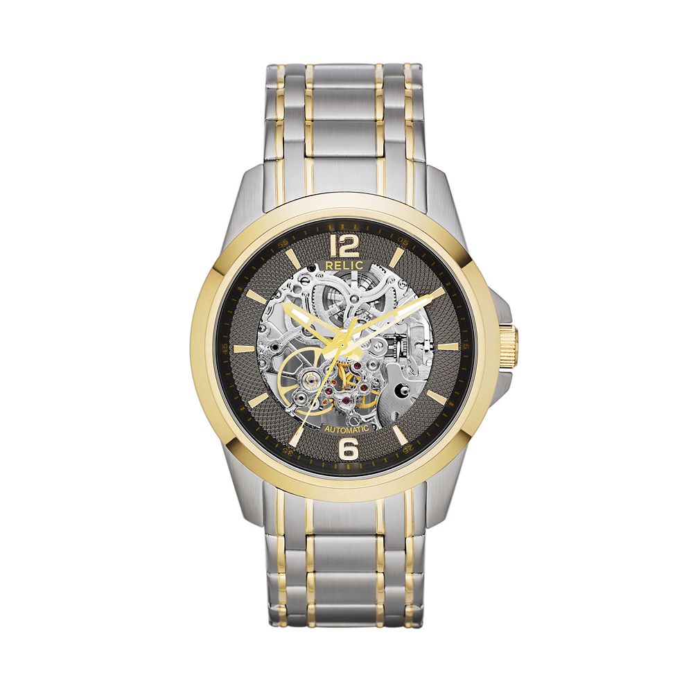 Fossil Silver Skeleton Dial Stainless Steel Bracelet Watch men-s-fossil-modern-machine-  main image 4