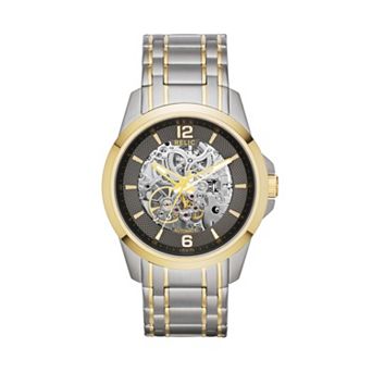 Relic by Fossil Men's Two Tone Stainless Steel Automatic Skeleton Watch