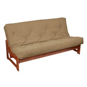 6-in. Faux Suede Futon Mattress