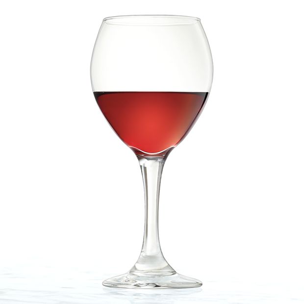 ribbed wine glasses MONET RIBBED STEMMED WINE GLASS SET