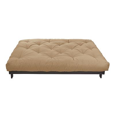 Mozaic 8 in. Dual Memory Foam Futon Mattress Full Ivory