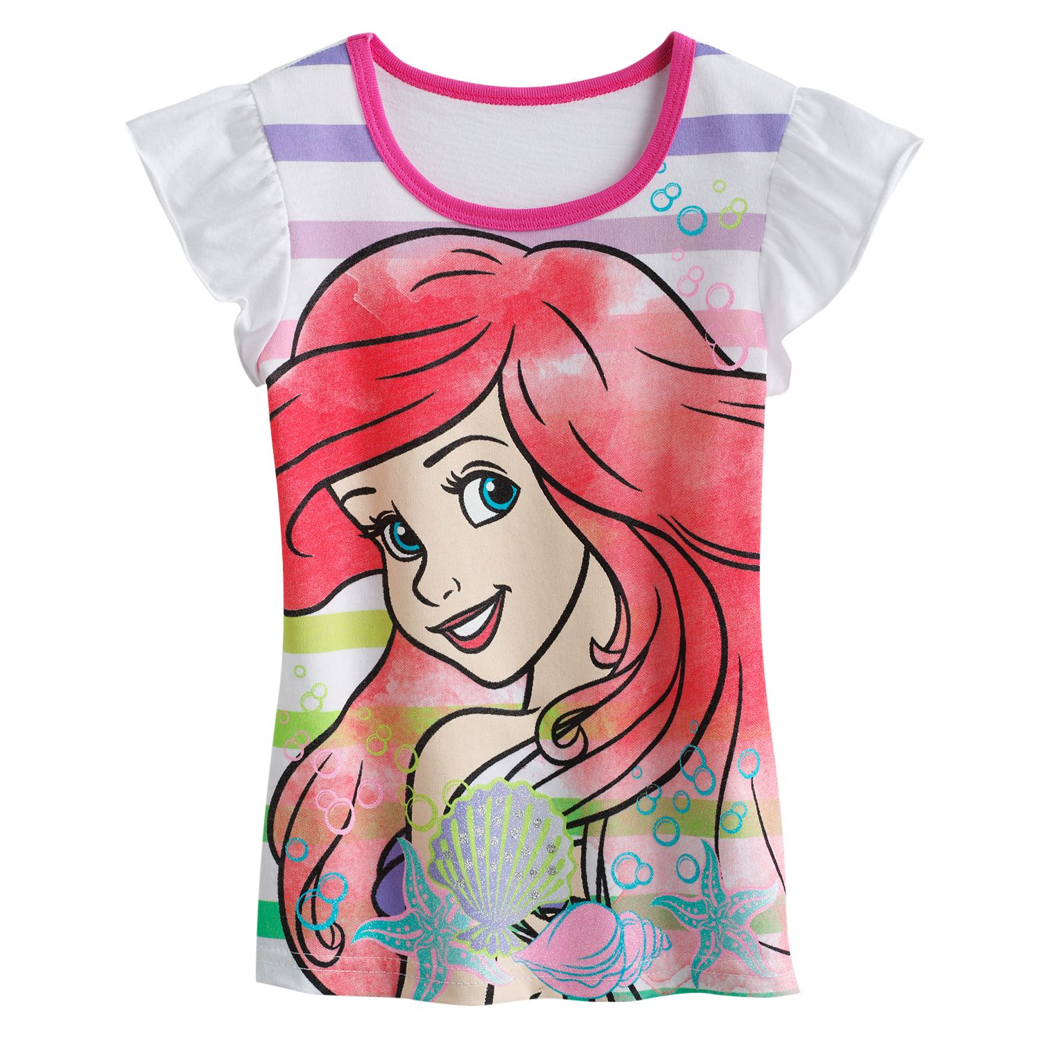 ariel seashell shirt