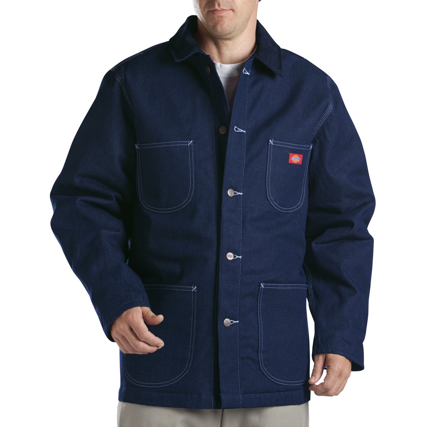 men's lined denim jacket