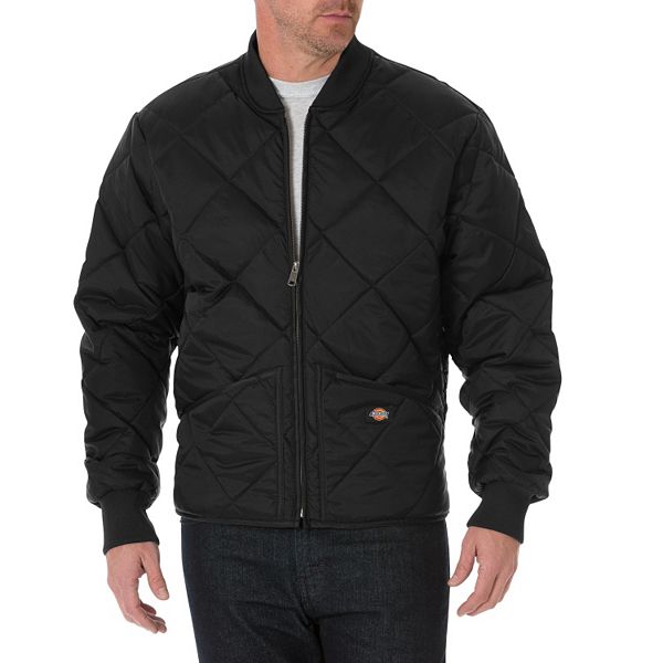 Men's Diamond-Quilted Nylon Jacket