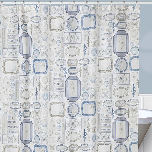 Creative Bath Seaside Fabric Shower Curtain