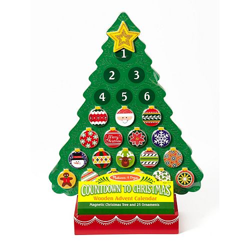 Melissa & Doug Christmas Wooden Advent Calendar