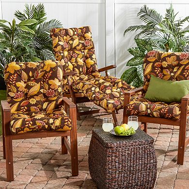 Greendale Home Fashions Seat and Back Outdoor Chair Cushion - Short