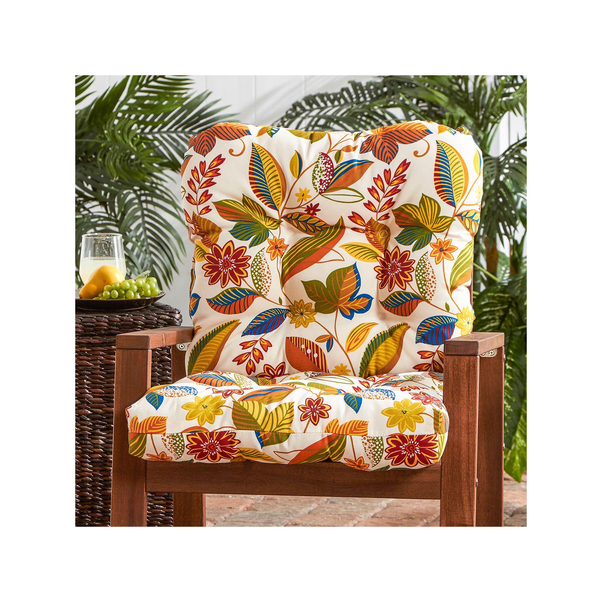 Greendale Home Fashions Seat & Back Outdoor Chair Cushion, Skyworks