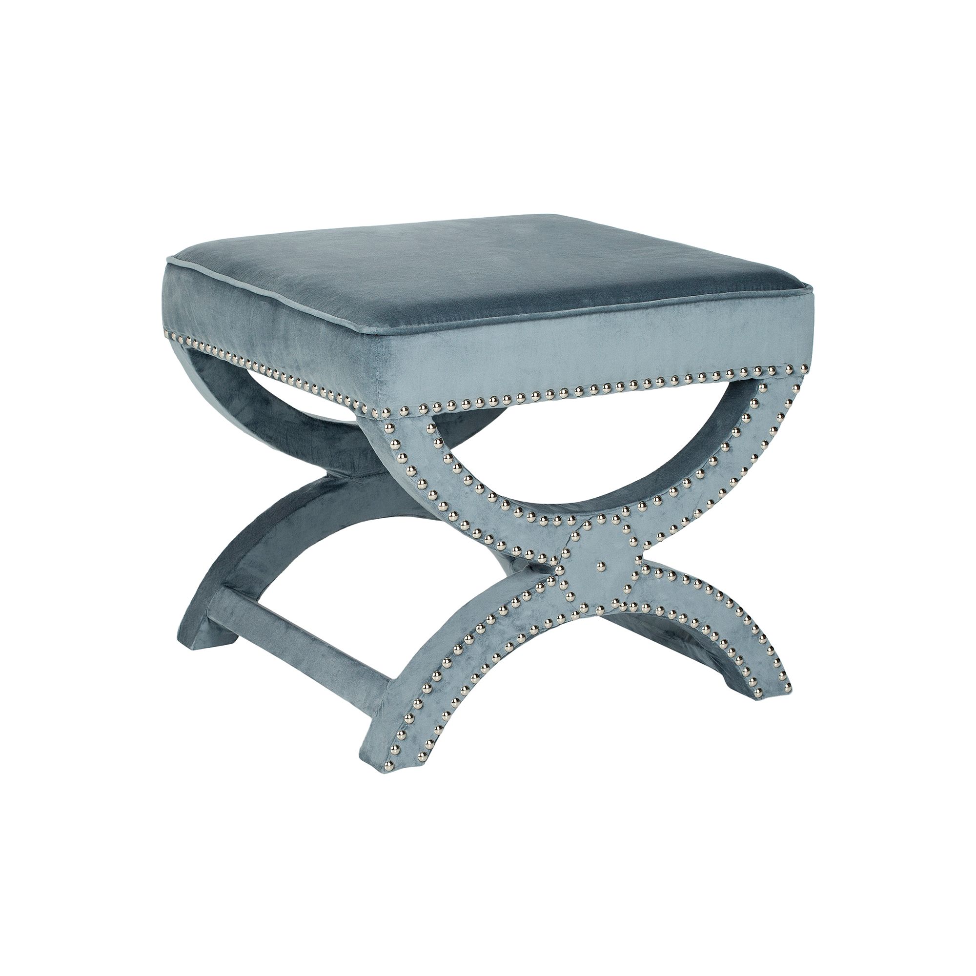 Safavieh Mystic Ottoman, Gray