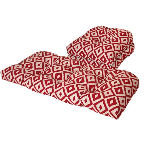 Terrasol Aztec 3 Pc Outdoor Patio Cushion Set