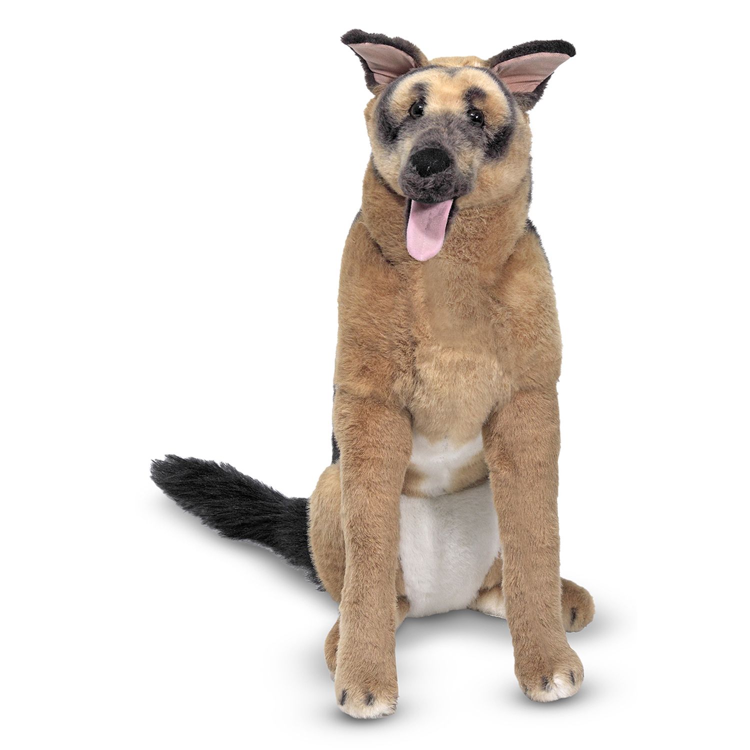 realistic german shepherd plush