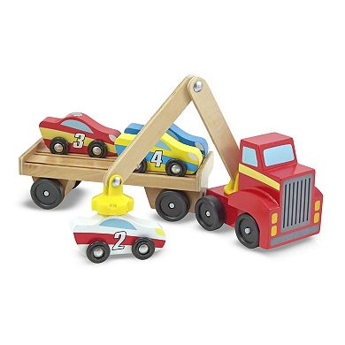 Melissa & Doug Magnetic Car Loader Set