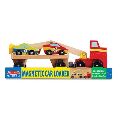 Melissa & Doug Magnetic Car Loader Set